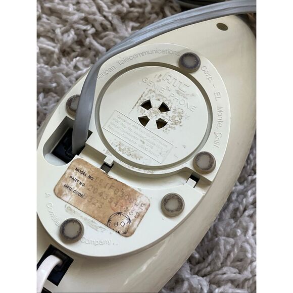 GENIE TELEPHONE 2 Tone push Mid Century Atomic AMERICAN ATC MCM - Picture 5 of 10